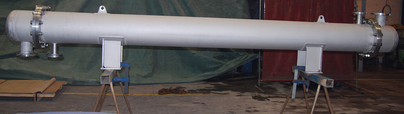 Fabricacion intercambiador 21 m2 3 - TUBULAR EXCHANGER TYPE BEM 21 M2 IN STAINLESS STEEL 1.4404(316L)