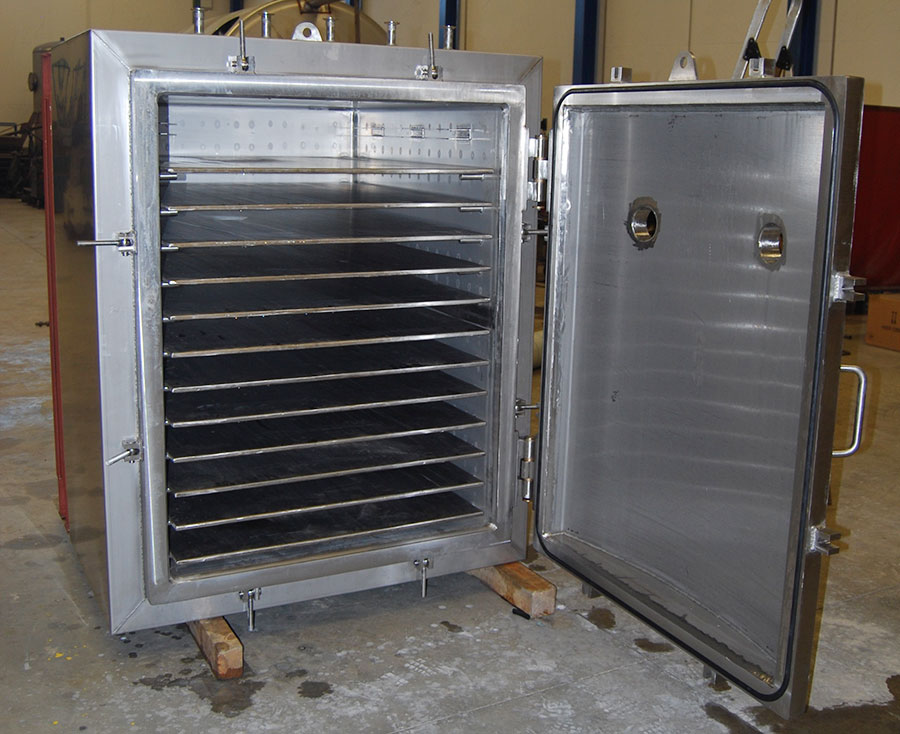 Fabricacion maquinaria secador vacio 1 - SECADOR DE VACIO EN ACERO INOXIDABLE 1.4404 (316L)