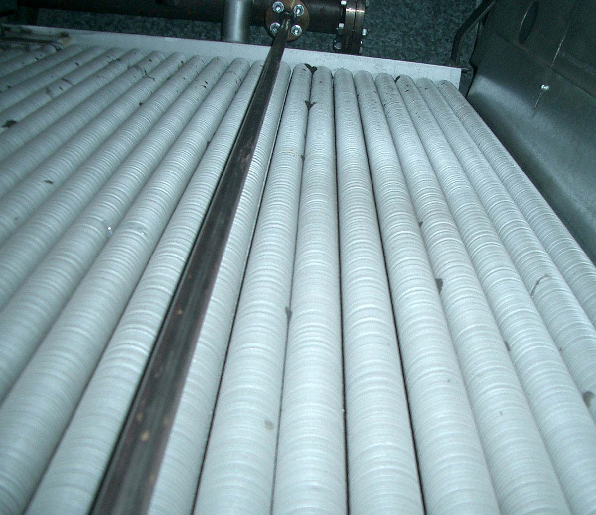 Fabricacion radiador irpen 2 - BATERIA DE TUBO ALETEADO EN ACERO INOXIDABLE 1.4404 (316L)