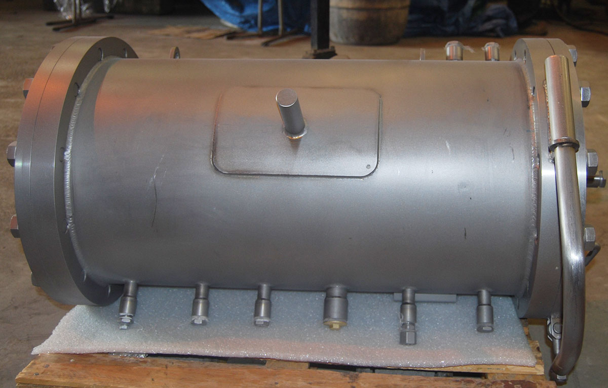 Fabricacion reactor 70L 2 - 70 LITER REACTOR WITH 1.4404 (316L) STAINLESS STEEL JACKET