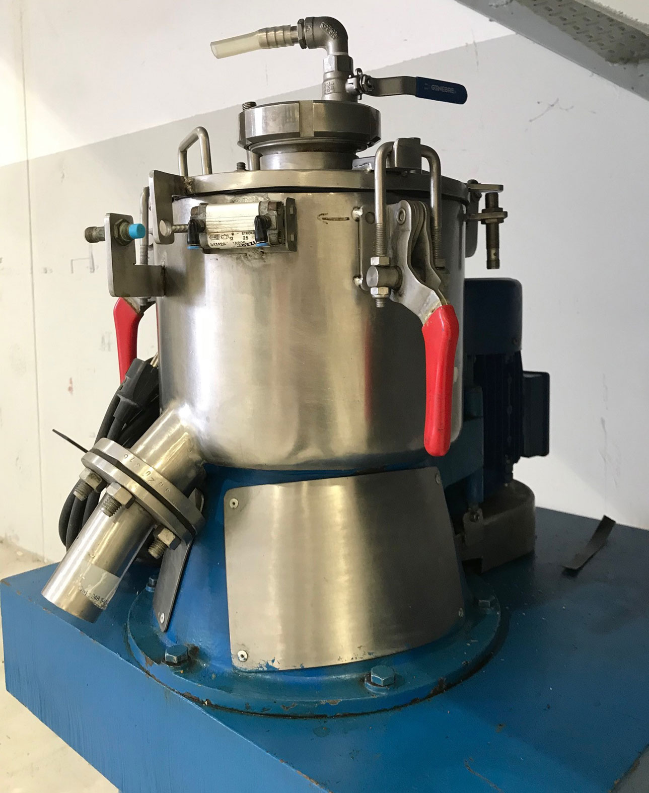 Fabricacion centrifugas RT 2 2 - CENTRIFUGA LABORATORIO RT-2 EN ACERO INOXIDABLE 1.4404 (316L)
