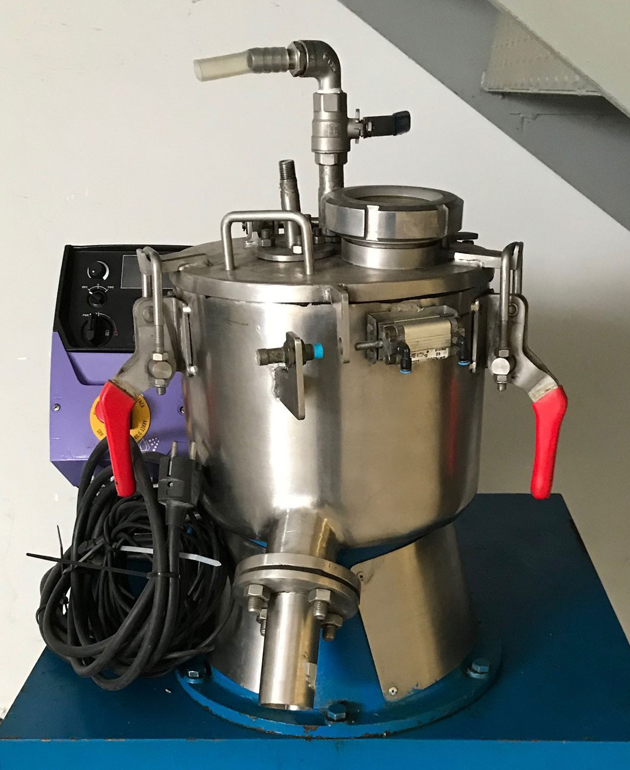 Fabricacion centrifugas RT 2 4 - CENTRIFUGA LABORATORIO RT-2 EN ACERO INOXIDABLE 1.4404 (316L)