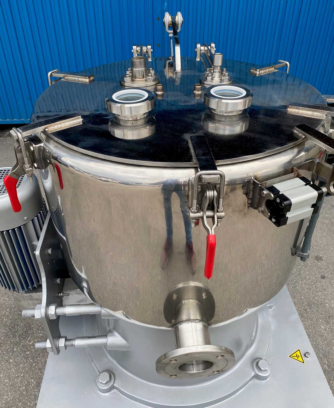 Fabricacion centrifugas RTA 60 2 - CENTRIFUGEUSE PILOTE RTA-60 EN ACIER INOX 1.4404 (316L)